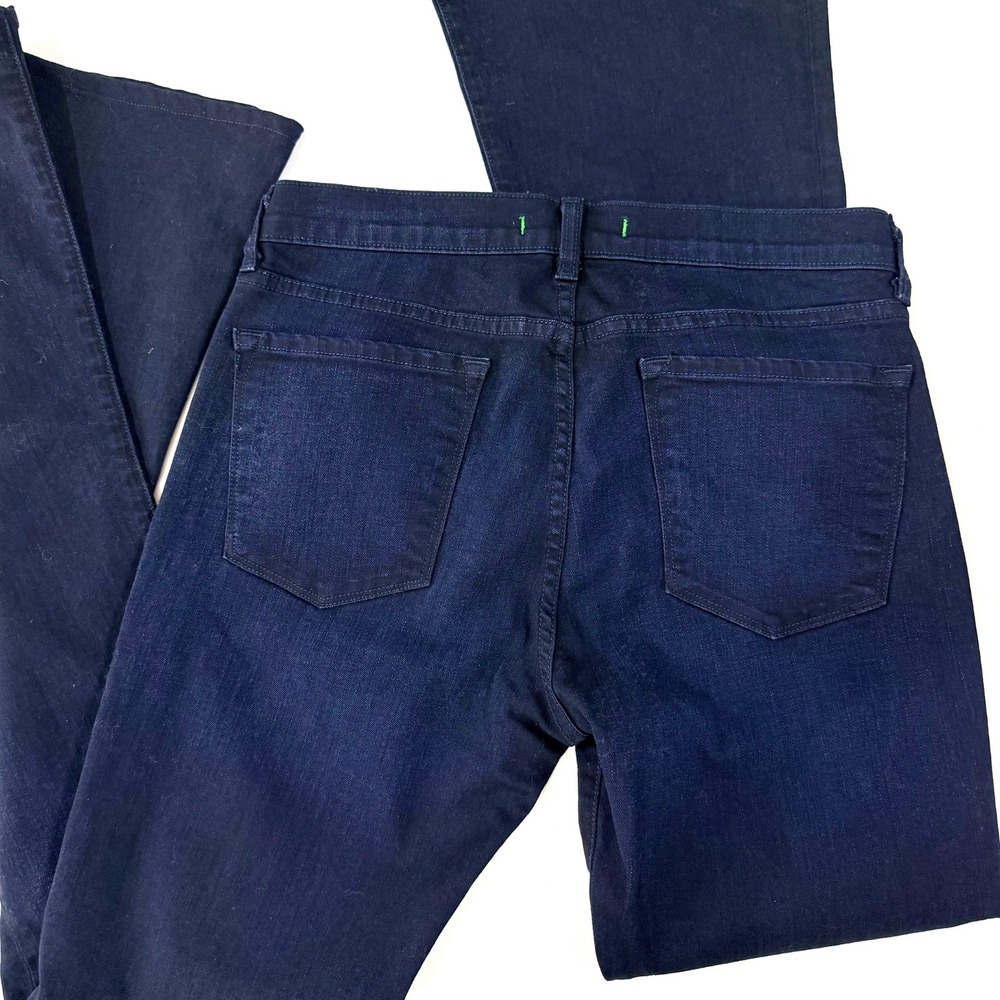 J Brand Martini Flare Jeans Dynamite Dark Wash Size 31 Low Rise 70s Retro - Picture 4 of 7